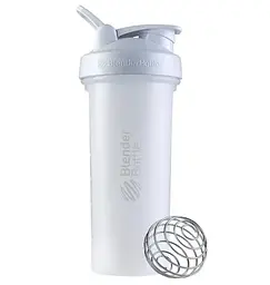 Шейкер спортивний BlenderBottle Classic Loop PRO 28oz/820 мл White (500483) (Loop_Pro_28oz_White) - мініатюра 1