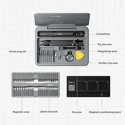 Електровикрутка з комплектом біт Duka E3 Electric Screwdriver Set 95in1 [151236] - мініатюра 3