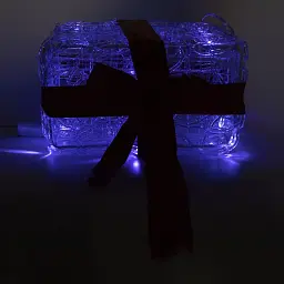 Новорічна LED декорація Devilon подарункова коробка 11 см (040865) - мініатюра 2