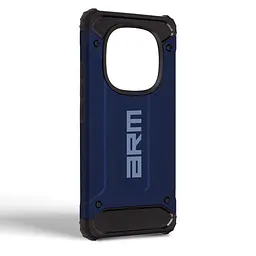 Чехол для Xiaomi Redmi Note 14 Pro+ 5G, Panzer, синий, противоударный, бронированный, милитари, панель-накладка, защита всего корпуса, защита дисплея и камеры, термополиуретан (TPU) + поликарбонат (PC), ArmorStandart (ARM79852) - мініатюра 2