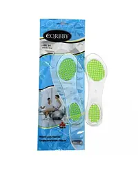 Устілки гелеві амортизувальні тонкі Corbby Gel 3/4, безбарвні, універсальні