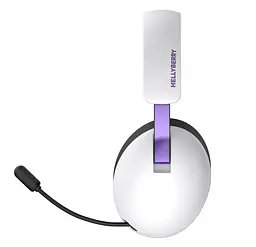 Ігрові навушники бездротові з мікрофоном HATOR HH-30-WV Hellyberry Wireless White-Violet - мініатюра 4