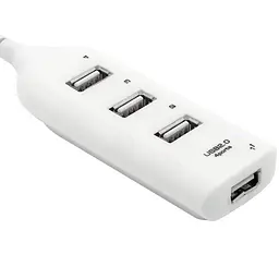Usb-хаб-розгалужувач GRAND Hub XD4 (4 порти Usb 2.0) білий - мініатюра 2