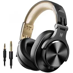 Навушники з мікрофоном OneOdio Fusion A70 Black Gold