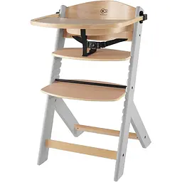 Стільчик для годування 2 в 1 KinderKraft Enock Gray Wood (KKKENOCGRY0000)