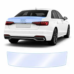 Антигравійна захисна бронеплівка за лекалами для Audi A4 B9 facelift 2020-2025 - зона кришки багажника