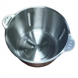 Електричний блендер-подрібнювач 2 літри металевий 1200 W Food Processor P-204 - мініатюра 3