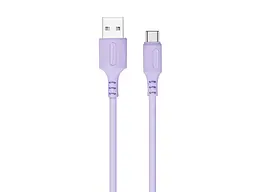 Кабель ColorWay USB - Type-C 1m Violet (CW-CBUC044-PU)