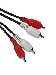 Шнур сполучний TCOM 2RCA х 2RCA 150 см кабель 2 на 2 тюльпани - мініатюра 3