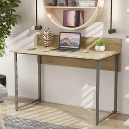 Комп'ютерний стіл Ferrum-decor Скай 75x140x60 сірий ДСП Дуб Сонома 16мм (FRD-101552)