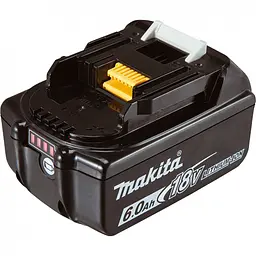 Акумулятор для продукції Makita LXT BL1860B, 18 В, 6 А⋅год (197422-4) - мініатюра 3