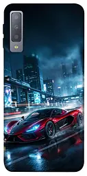 TPU чохол Demsky Red sport car для Samsung A750 Galaxy A7 (2018)