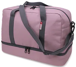 Дорожня сумка з відділом взуття 40L пудровий Wallaby sum0028890