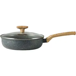 Сковорода Bravo Chef глибока з кришкою 24 см (BC-1102-24 HL) - мініатюра 2