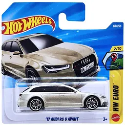 Базова машинка Hot Wheels HW Euro '17 Audi RS 6 Avant колір в асортименті (5785) JJK90 - мініатюра 8