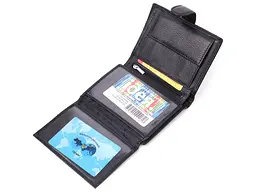 Чоловічий шкіряний гаманець ST Leather 10х13х2.5 см acs0028297 - мініатюра 5