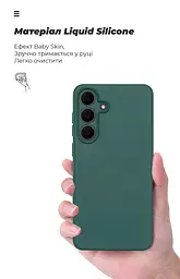 Чехол ArmorStandart ICON для Samsung S25 FE 5G Camera cover Dark Green (ARM87040) - мініатюра 7