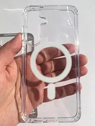 Чохол протиударний для Samsung Galaxy S25 FE (S731) Clear Case Ultra Hybrid with MagSafe Прозорий - мініатюра 4