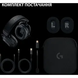 Навушники Logitech G Pro X 2 Lightspeed Wireless Black (981-001263) - мініатюра 9