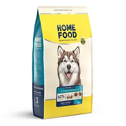 Гіпоалергенний корм для собак великих порід Home Food з фореллю та рисом 3кг