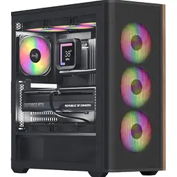 Корпус AeroCool D501A-G-BK-v2 Black (ACCM-DS01043.11) [146669] - мініатюра 2