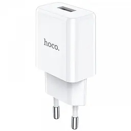Мережевий зарядний пристрій Hoco N9 2.1A White + USB Cable XiaomicroUSB 1USB White