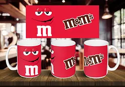 Чашка "Червоний M&M`s" 425 мл Темно-синя