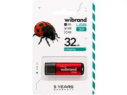 Флешка Wibrand 32 GB Ladybug Red (WI3.2/LB32P10S) - мініатюра 4