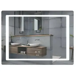 Дзеркало Mixxus STYLE MR13-80x60-REVERSE з LED Touch, Anti-fog, димером, регулюванням яскравості (MI6666)