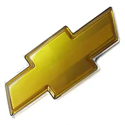 Емблема Chevrolet Золота 59х157 мм на скотчі (пр-во Завод)