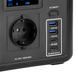 Багатофункціональна портативна зарядна станція LP CHARGER 160 (160W, 204Wh) - мініатюра 6