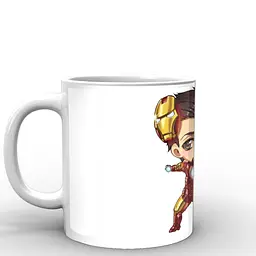 Кухоль GeekLand Залізна Людина Iron Man аніме IM.02.031 330 мл білий - мініатюра 2