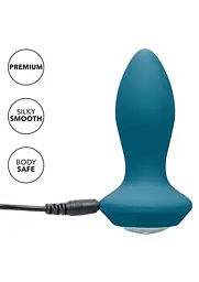 Анальна пробка Power Gem Vibrating Crystal Probe 10,7 см (блакитний) - мініатюра 15