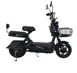 Електроскутер Двомісний Crosser CR1 (800W, 60V, 24ah графенові АБК) Чорний