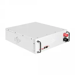 Акумулятор LogicPower LiFePO4 51,2V - 100 Ah (5120Wh) (BMS SP 100A/50А) RM RS485/CAN LCD WH - мініатюра 3