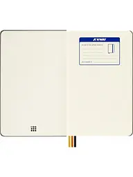 Записник Moleskine x K-Way середній, Нелінований Зелений Нейлон (SKQP062KWGREENWMR) - мініатюра 2