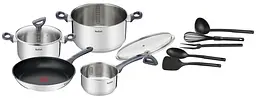 Набір посуду Daily Cook, 11предметів, нержавіюча сталь, бакеліт, скло Tefal kuh0016921 - мініатюра 4