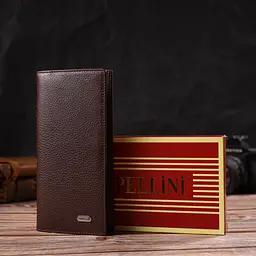 Чоловічий шкіряний гаманець Canpellini 9,2х18,8х1 см acs0025604 - мініатюра 7
