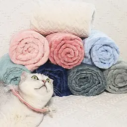 Плед для тварин Soft Warm Fluffy Pet Blanket 70х100 см Рожевий - мініатюра 2