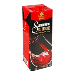 Вино Via del Molino Rubicone Sangiovese IGP, червоне, сухе, 1 л - мініатюра 2
