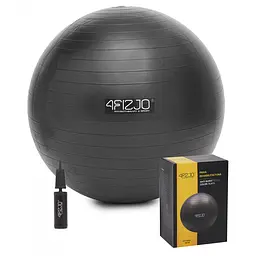 М'яч для фітнесу (фітбол) 4FIZJO 65 см Anti-Burst 4FJ0400 Black (P-5907739316349)