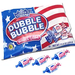 Жувальна гумка Dubble Bubble Flag Twists Bubble Gum 326г - мініатюра 2