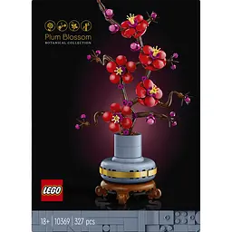 Конструктор LEGO Botanicals Сливовий цвіт 327 деталей (10369)