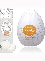 Мастурбатор яйце Tenga EGG Babydoll Універсальний.. Помаранчевий EGG-004 - мініатюра 2