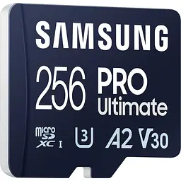 Карта пам'яті Samsung microSDXC PRO Ultimate 256GB Class 10 UHS-I U3 V30 A2 + USB Reader MB-MY256SB/WW [145488] - мініатюра 3