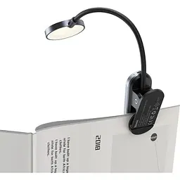 Лампа Baseus Comfort Reading Mini Clip Lamp dark gray (DGRAD-0G) - мініатюра 3
