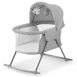 Дитяче ліжечко колиска KiderKraft Lovi Grey - мініатюра 3