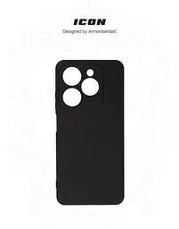 Чехол ArmorStandart ICON для Infinix Hot 40i с защитой камеры, черный (ARM79057) - мініатюра 3