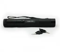 Лазерна указка Noisy Laser 303 Green Light Black - мініатюра 2