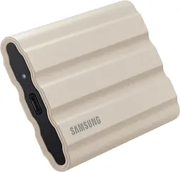 Накопичувач зовнішній SSD 2.5 USB 2.0TB Samsung T7 Shield Beige (MU-PE2T0K/EU) - мініатюра 5